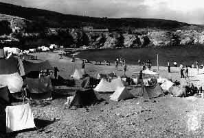 Mais au 3�me mill�naire... plus de camping sur la plage de Banyuls!